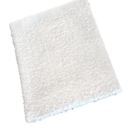 12 x 12 White Wash Cloths 1 lbs (100 Cotton)